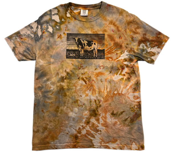 Cow Snow-Dyed Shirt