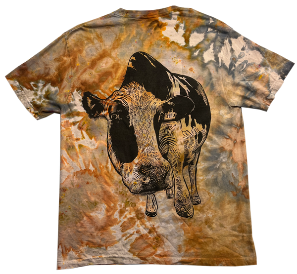 Cow Snow-Dyed Shirt