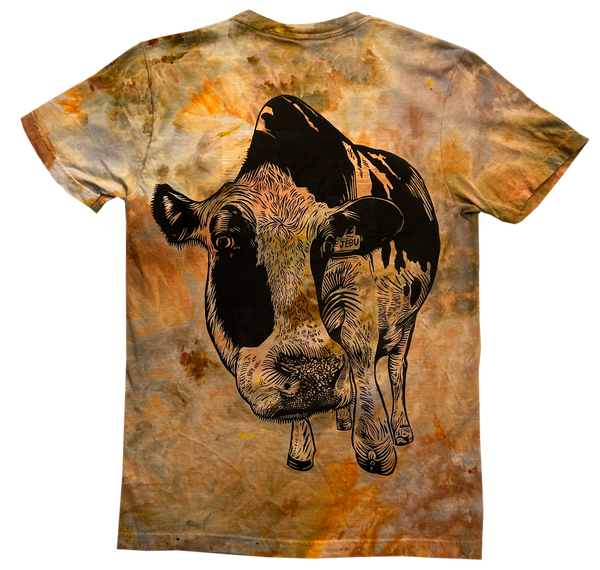 Cow Snow-Dyed Shirt