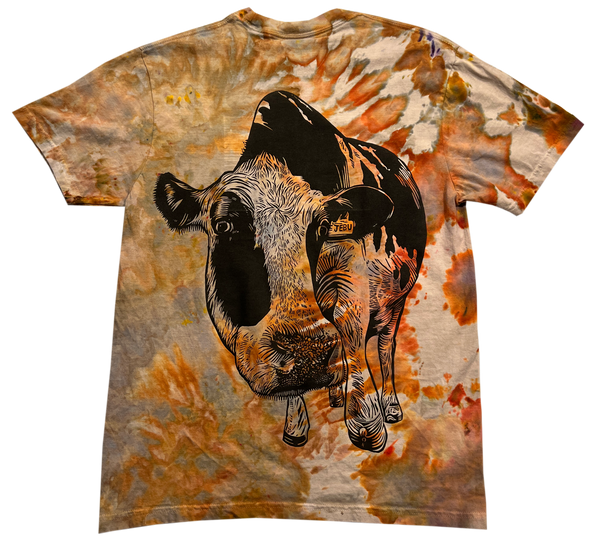 Cow Snow-Dyed Shirt