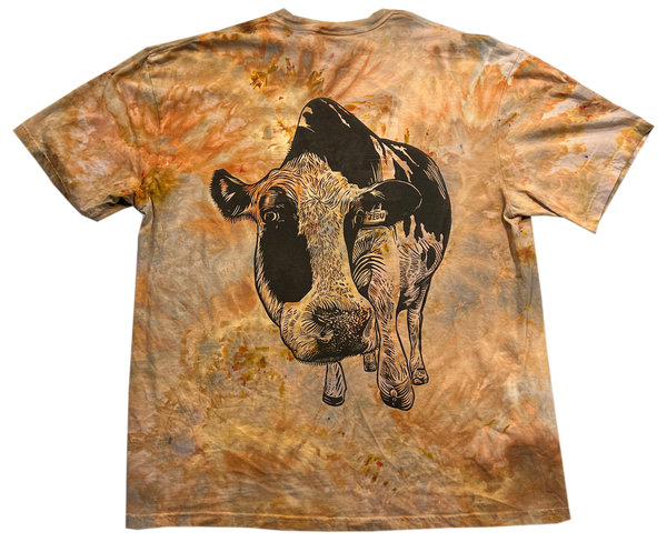 Cow Snow-Dyed Shirt