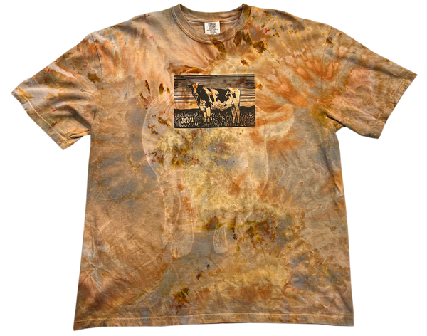 Cow Snow-Dyed Shirt