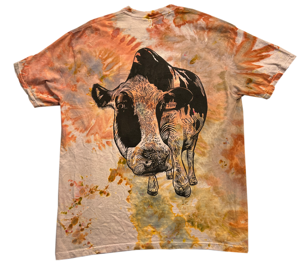 Cow Snow-Dyed Shirt