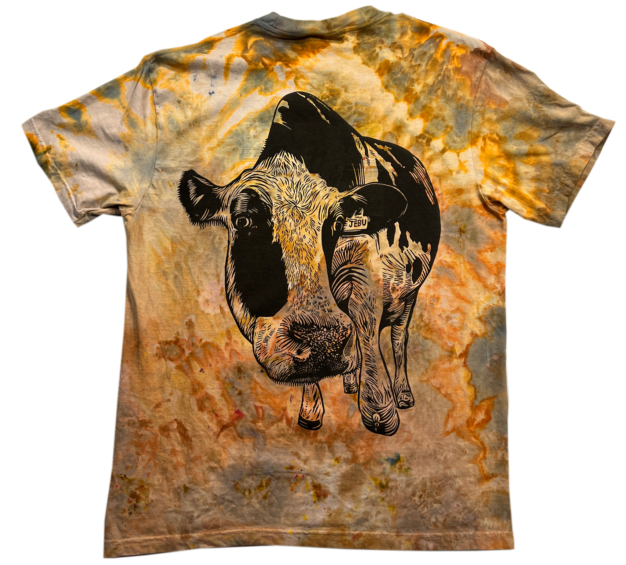 Cow Snow-Dyed Shirt