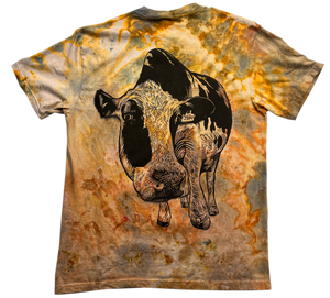 Cow Snow-Dyed Shirt