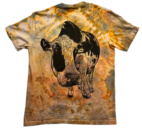 Cow Snow-Dyed Shirt