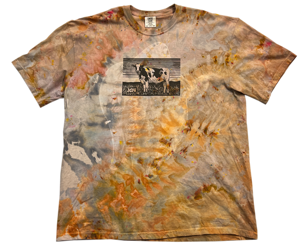 Cow Snow-Dyed Shirt