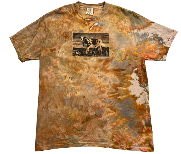 Cow Snow-Dyed Shirt