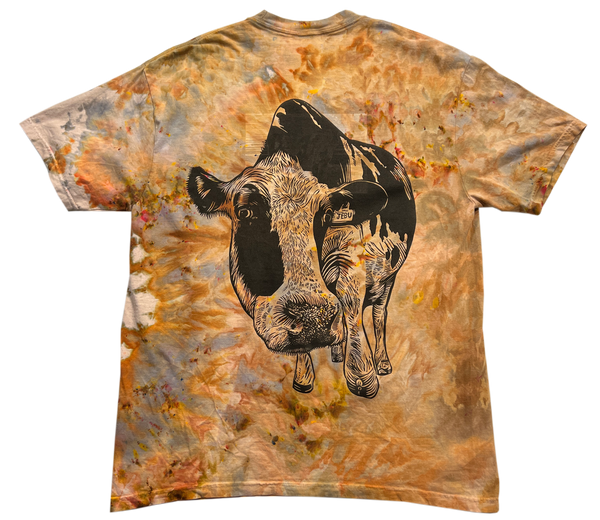 Cow Snow-Dyed Shirt