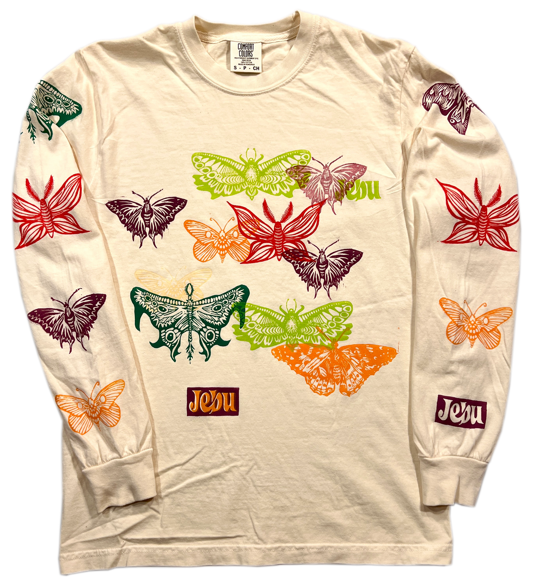 Moth Collage Long-Sleeve