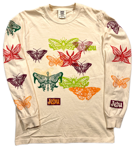 Moth Collage Long-Sleeve