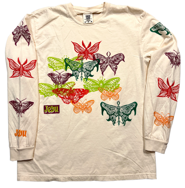 Moth Collage Long-Sleeve