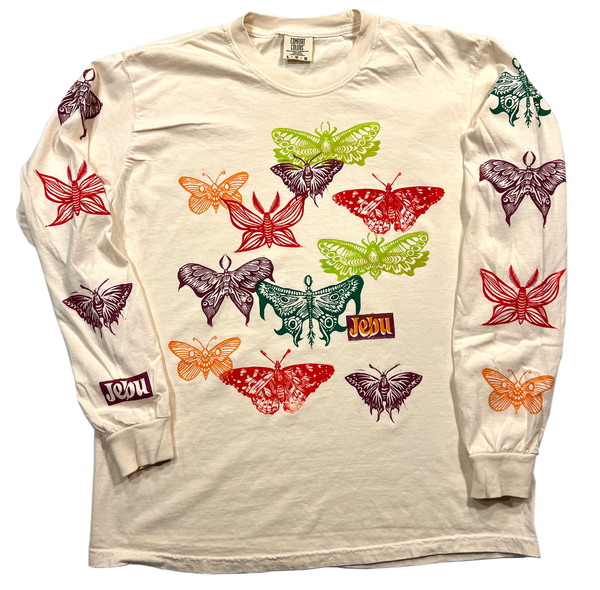 Moth Collage Long-Sleeve