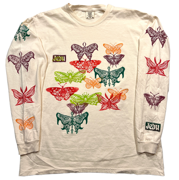 Moth Collage Long-Sleeve