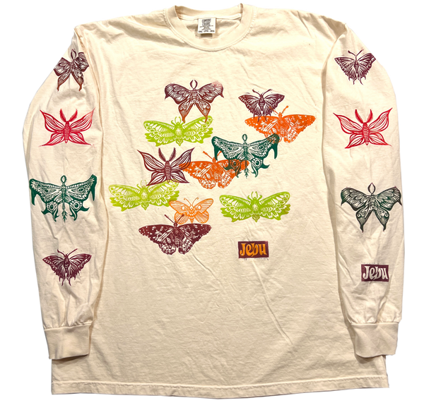 Moth Collage Long-Sleeve