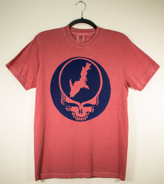 UP Stealie - Woodcut Printed T-Shirt