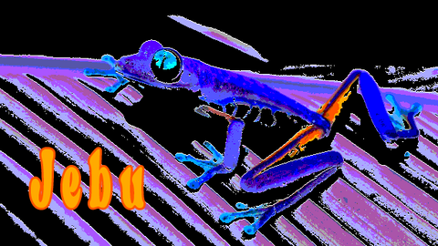 Jebu Frog Sticker
